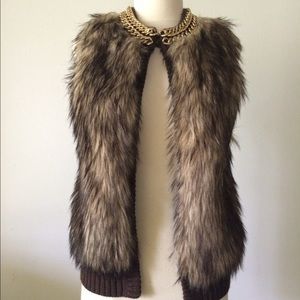 Michael Kors Fur Front Vest